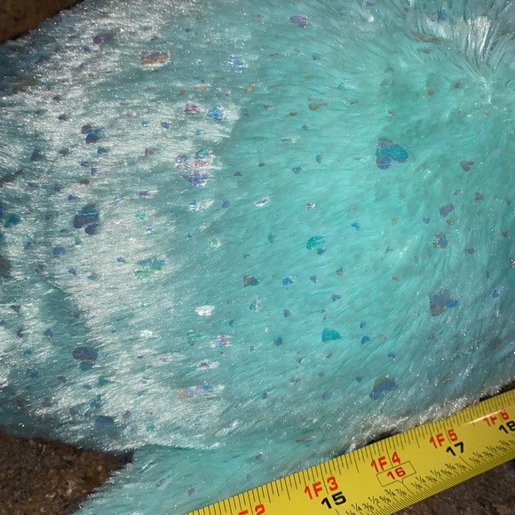 Narwhal Stuffed Plush Blue w/ Sparkle 21 Inches Gorgeous! - Picture 4 of 8